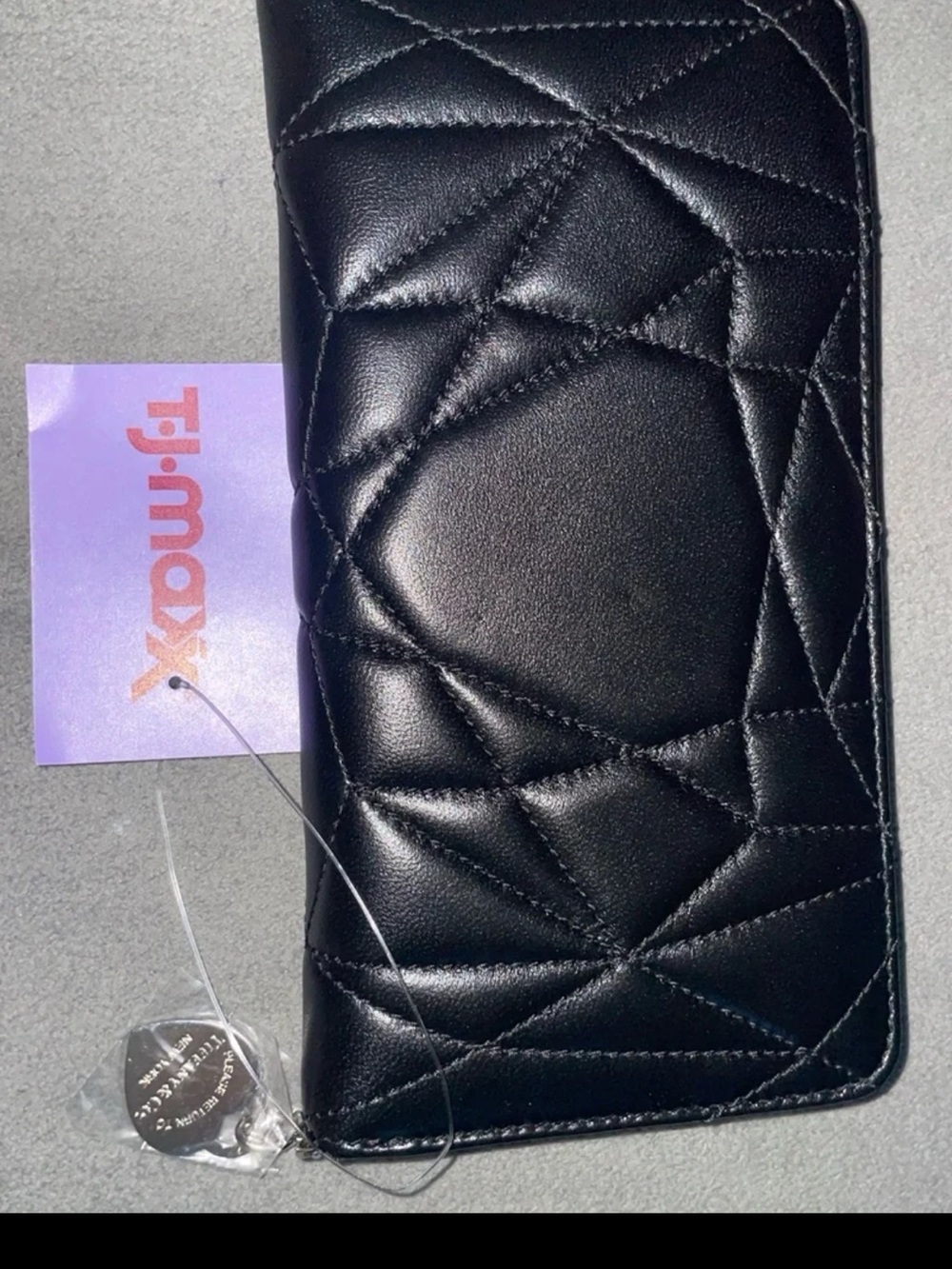 Tiffany & Co. Black Quilted Leather Wallet